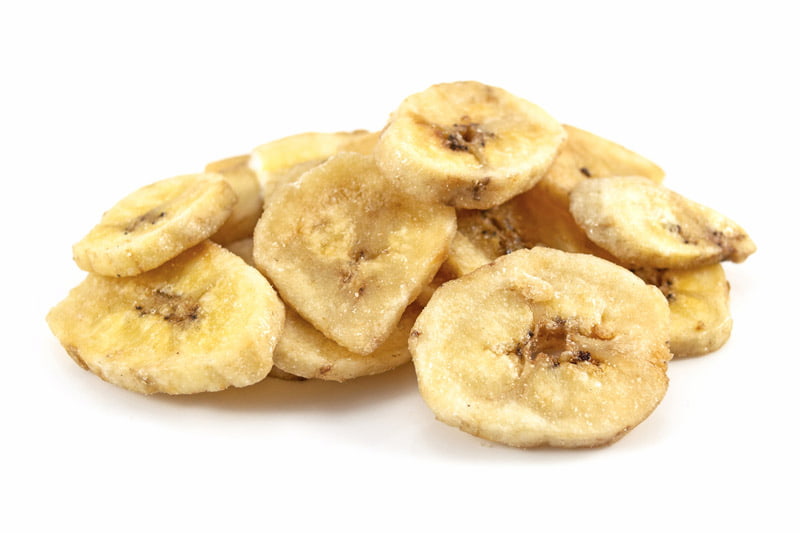 میوه خشک موز طبیعی با ارزش غذایی و طعم عالی
